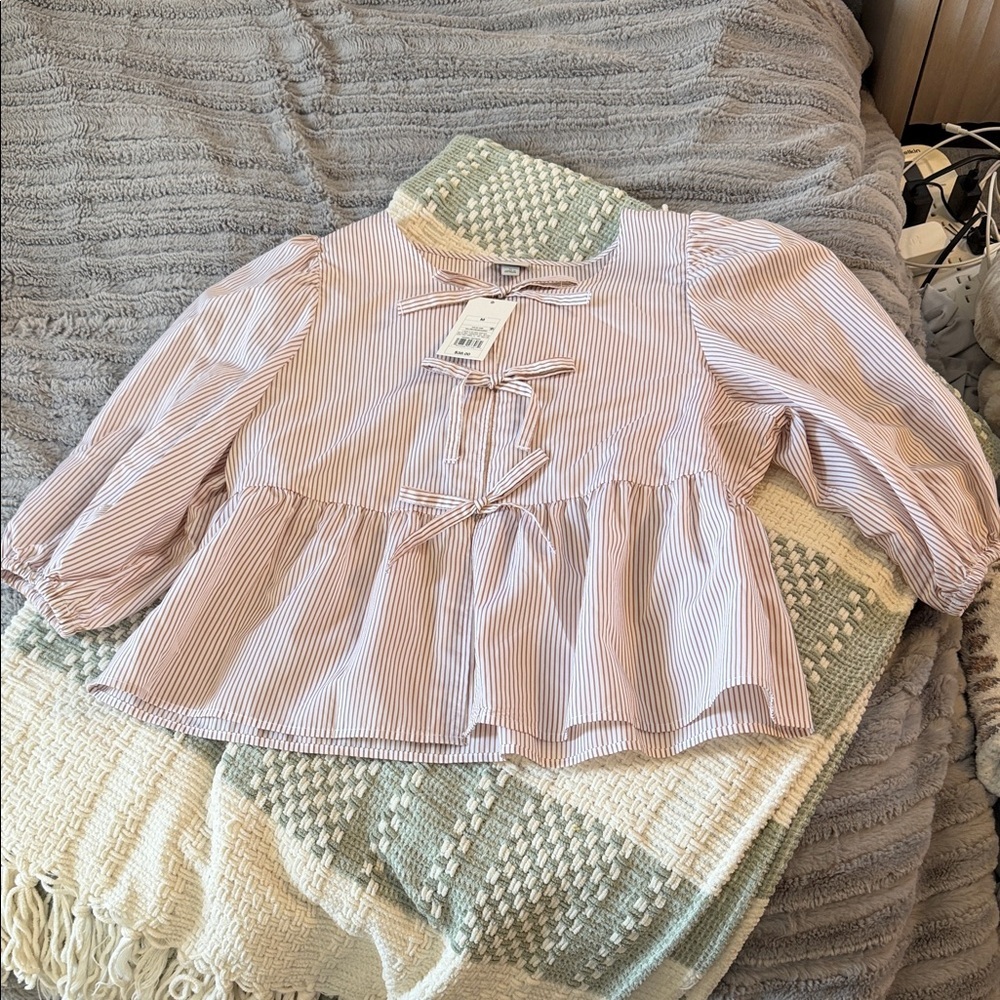 NWT A New Day striped blouse